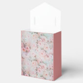 Meestal zwarte tinten roze boho land floral bedankdoosjes (Geopend)