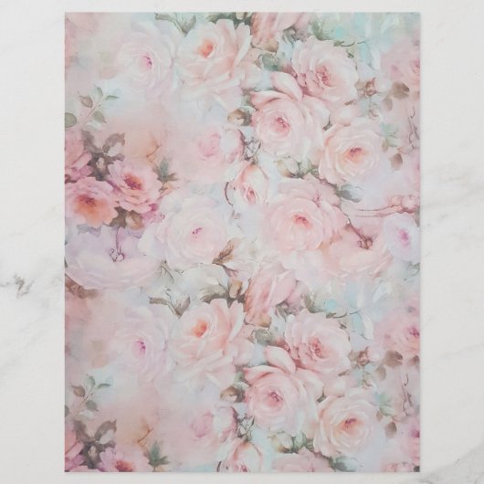 Meestal zwarte tinten roze boho land floral flyer (Voorkant)