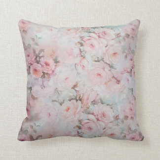 Meestal zwarte tinten roze boho land floral kussen