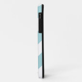 MEESTE BLAUW ANCHOR BLUE STRIPES JOUW NAAM Case-Mate iPhone CASE (Achterkant/links)