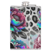 Meeste tijd lieve sassy melanine meisje baas grapp heupfles (Achterkant)