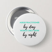 Meester 2 van de beste huisarts van de wereld ronde button 7,6 cm (Voorkant /achterkant)