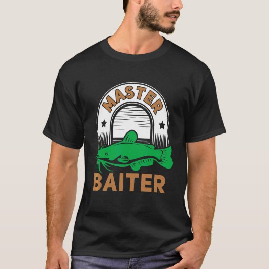 Meester Aaseter  Meerval Jager 1 T-shirt (Voorkant)