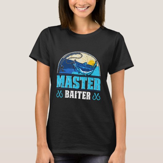 Meester Aaseter Meerval Jager T-shirt (Voorkant)
