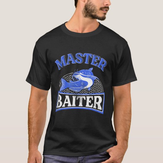 Meester Aaseter  Meerval Jager T-shirt (Voorkant)