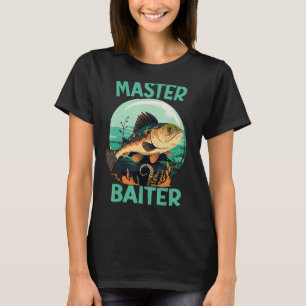 Meester Aasvisser Visser Grappig Vissen Hengelen T-shirt