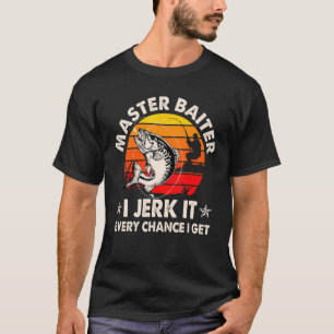 Meester Aaszetter I Sleur Het Visserij T-shirt