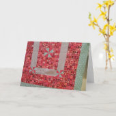 Meester ambachtsman, Quilts Kaart (Gele Bloem)