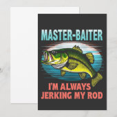 Meester Baiter, ik ben altijd mijn staaf aan het r Kaart (Voorkant / Achterkant)