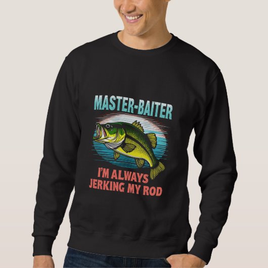 Meester Baiter, ik ben altijd mijn staaf aan het r Trui (Voorkant)