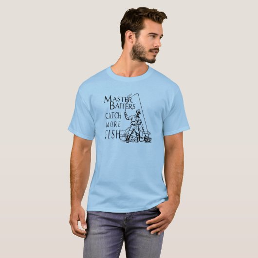 MEESTER BAITERS VANGT MEER VIS T-SHIRT (Voorkant volledig)