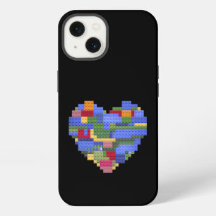 Meester Bouwer Blok Baksteen Hart Valentin iPhone 13 Hoesje