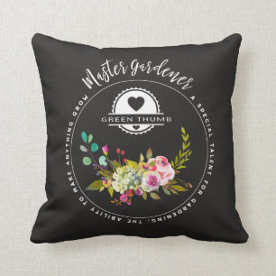 Meester Gardener, Gardening Gifts. Groene duim Kussen