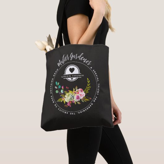 Meester Gardener, Gardening Gifts. Groene duim Tote Bag (Dichtbij)
