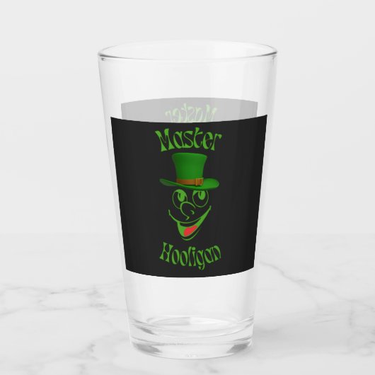  Meester Hooligan Irish Party Glas (Voorkant)