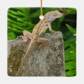 Meester in camouflage keramisch ornament (Achterkant)