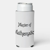 Meester in de wiskunde seltzer blikjeskoeler (Seltzer Achterkant)