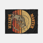 Meester Iter Grappige Vissen Fleece Deken (Voorkant (Horizontaal))