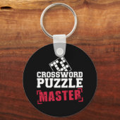 Meester kruiswoordpuzzel sleutelhanger (Voorkant)