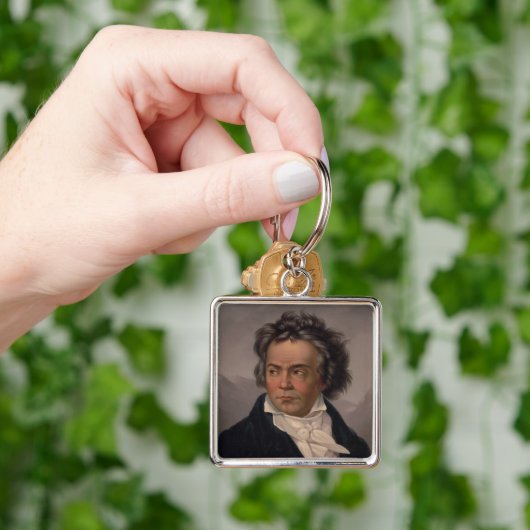 Meester Ludwig Beethoven Symfonie Muziek Componist Sleutelhanger (Hand)