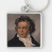Meester Ludwig Beethoven Symfonie Muziek Componist Sleutelhanger (Voorkant)