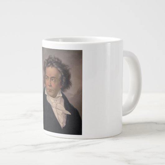 Meester Ludwig Beethoven Symfoniecomponist Grote Koffiekop (Voorkant rechts)