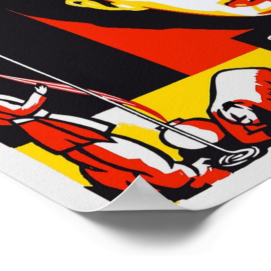 Meester Magicia, 1930.  Adverteren Poster (Hoek)