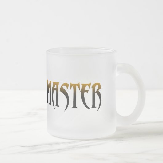 meester matglas koffiemok (Rechts)
