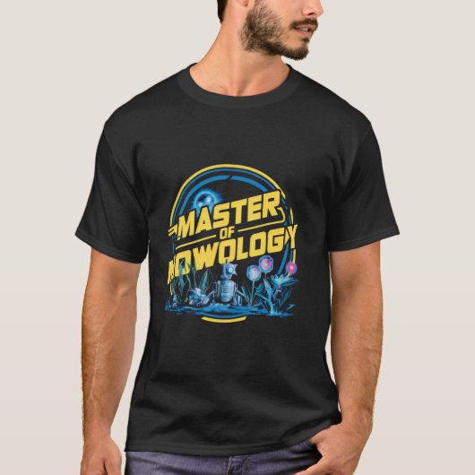Meester Mowology T-shirt Grappige Vader Gras Maaie (Voorkant)