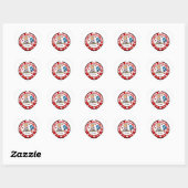Meester Naaister Hart Sticker (Vel)
