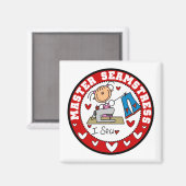 Meester Naaister Magneet (Voorkant / Achterkant)