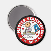 Meester Naaister Magneet (Voorkant / Achterkant)