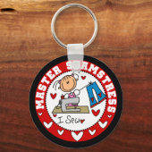 Meester Naaister Sleutelhanger (Voorkant)