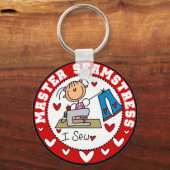 Meester Naaister Sleutelhanger (Voorkant)