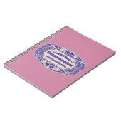 “Meester Scrapbooker Extraordinaire” Notitieboek (Linkerzijde)