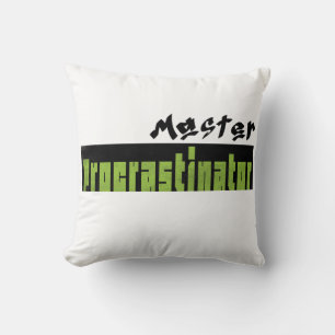 Meester Uitsteller Kussen
