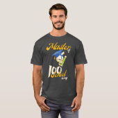 Meester Van 100 Schooldagen Grappig 100 Schooldage T-shirt (Voorkant volledig)