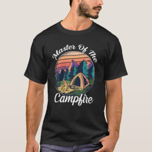 Meester van de Camping Camper Funny Campin T-shirt