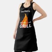 Meester van de grill, gepersonaliseerde vader #Fat Schort (Insitu)