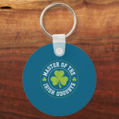 Meester van de Ierse Afscheid Grappige St. Patrick Sleutelhanger (Voorkant)