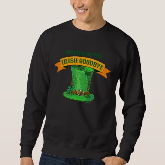 Meester van de Ierse afscheid van St Patrick's Day Trui (Voorkant)