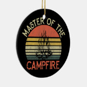 Meester van de  kampeervader van de kampvuur keramisch ornament (Rechts)