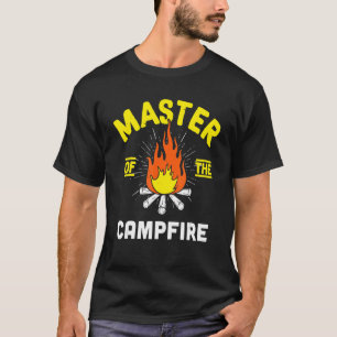 Meester van de kampvuren van papa Camper papa voor T-shirt