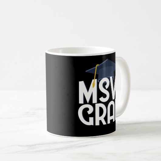 Meester van de Mok van de Koffie van het Afstudere (Voorkant rechts)