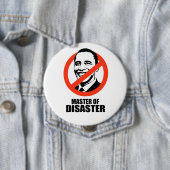 Meester van de ramp ronde button 4,0 cm (In situ)