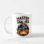 Meester Van De S'Mores Kampvuur Koken Ontwerp Koffiemok (Links)