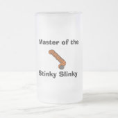 'Meester van de stinkende slinky' vorst mok (Center)