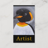 Meester van de Twilight Zone Schilderij van Alfred Visitekaartje (Voorkant)