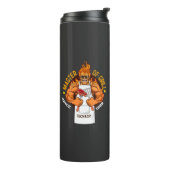 Meester van Grill Fathers Day Gift BBQ Chef Dad Thermosbeker (Gedraaid links)
