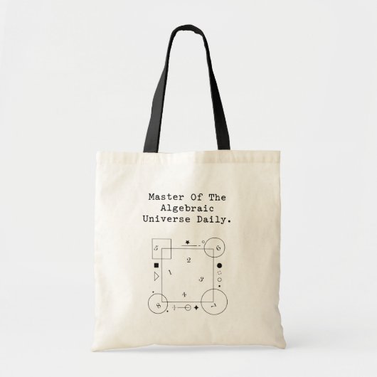 Meester van het algebraïsche universum | Dagelijks Tote Bag (Voorkant)
